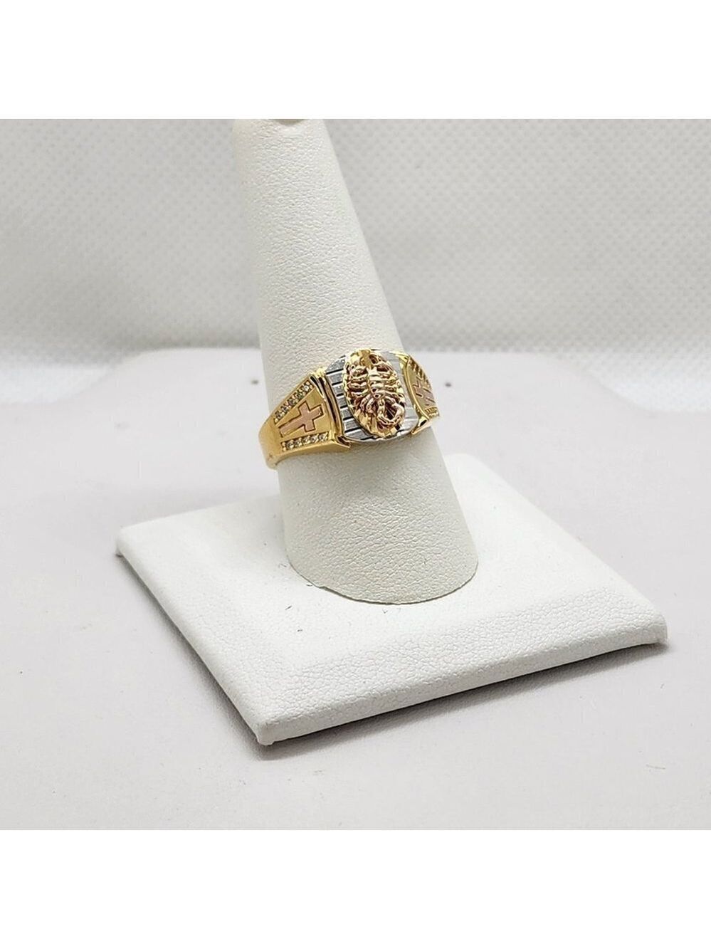 Brand New Sterling Silver 925 Scorpion Cross Ring